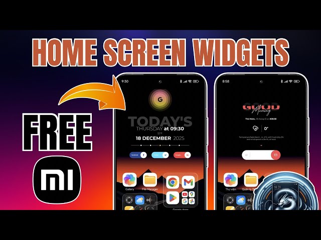 How To Create Many Styles Home Screen Widgets On Xiaomi Devices