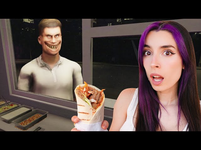 NUNCA VENDAS COMIDA a las 3AM en Roblox Scary Shawarma Kiosk
