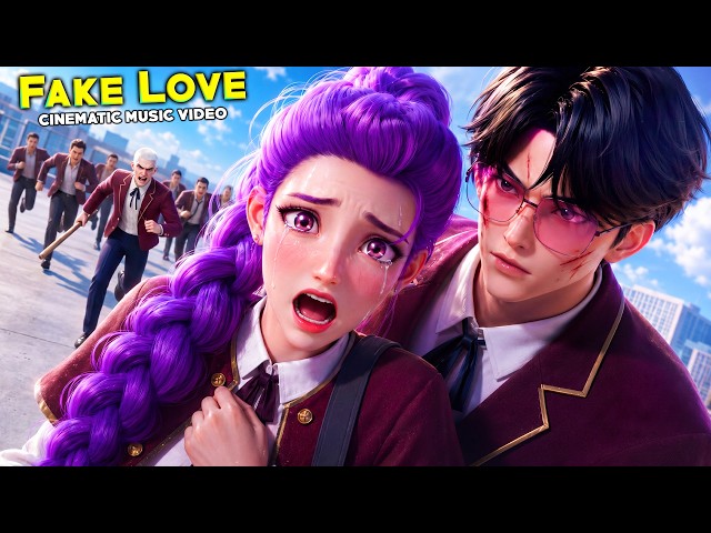 “Fake Love” Official Lyric Video | KPop Demon Hunters | OSV