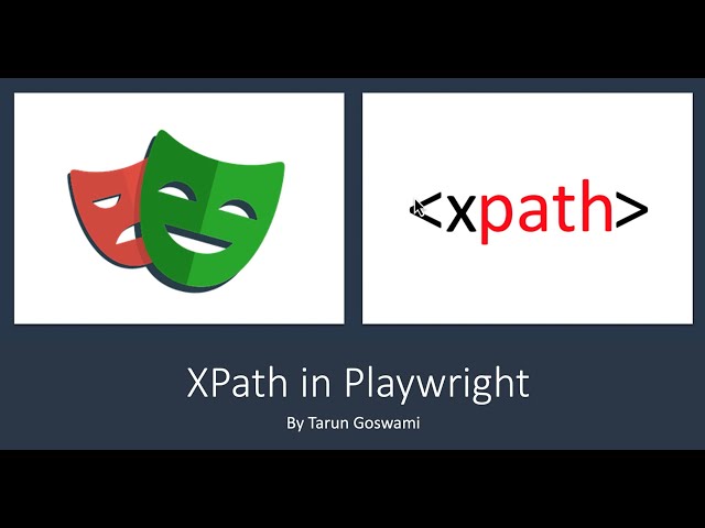Playwright XPath