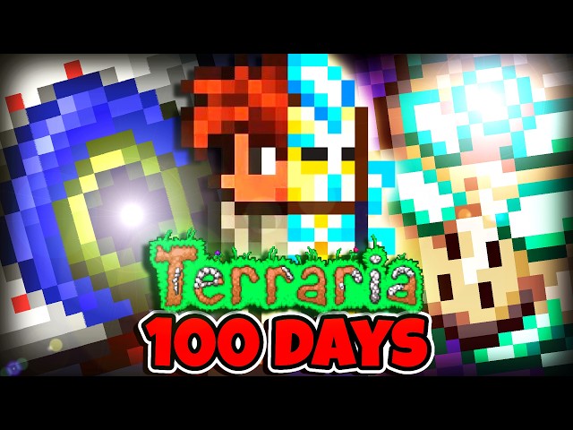 I Spent 100 Days In Terraria 1.4.5 Master Mode | FULL MOVIE