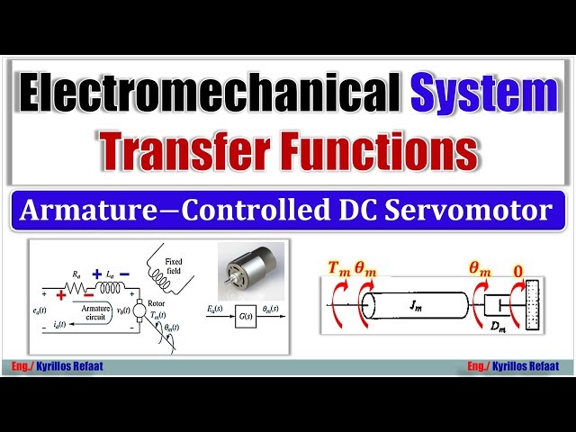 Electromechanical System Transfer Functions (DC Motor) - Part 1 | Control Systems | التحكم الالي