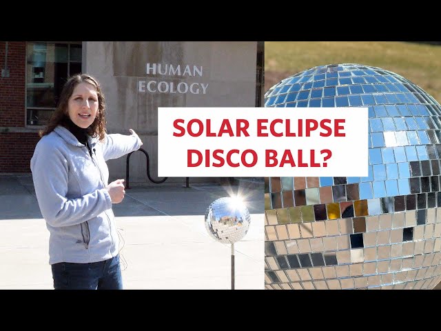 You Can View the Solar Eclipse with a Disco Ball!