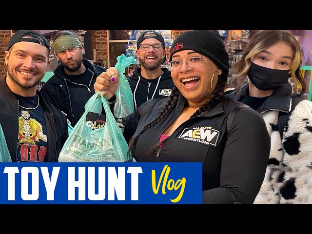 Vlog de búsqueda de juguetes • Nyla Rose y Jamie Hayter: Búsqueda épica de figuras de AEW • Total...