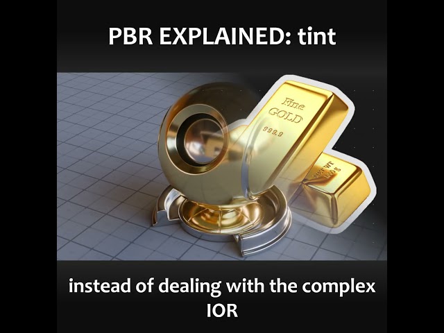 Specular tint: PBR explained #blender #pbr #tutorial #unrealengine #unity