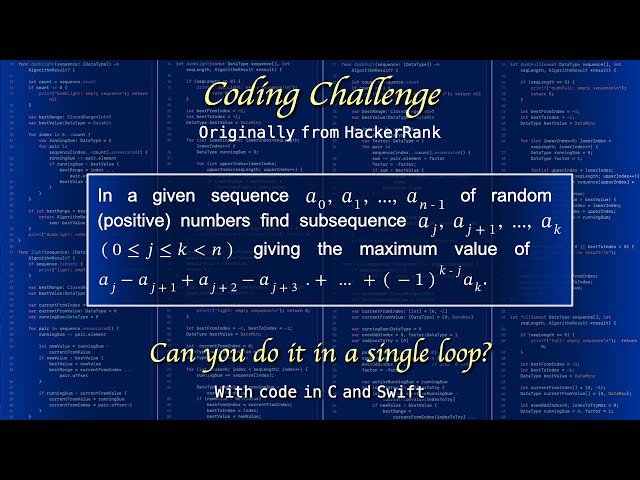 Coding Challenge. Can you do it in a single loop?
