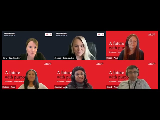 Gradcracker & Arup Webinar