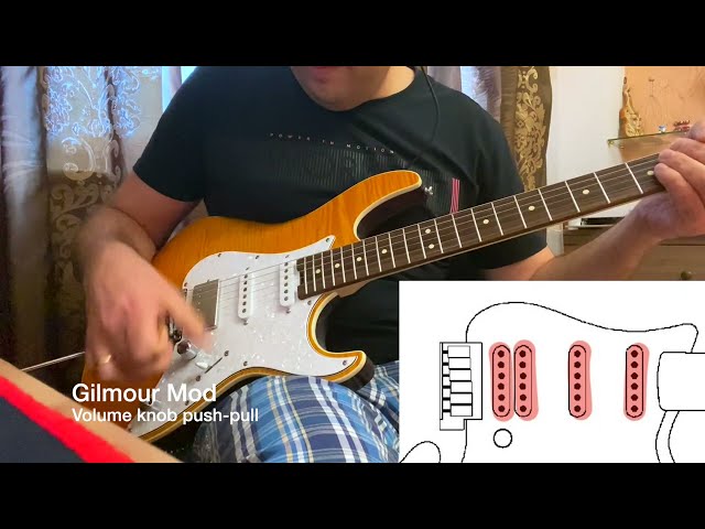 HSS Guitar Mods Demo: 11 Pickup Combinatios | Gilmour Mod + Coil Splitting