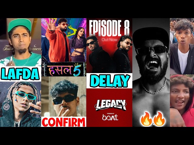 HUSTLE 5 TODAY❗LEGACY DELAYED | MC STAN VS VIJAY DK | EMIWAY UNRELEASED SNIPPET, MUMBAI CYPHER⁉️