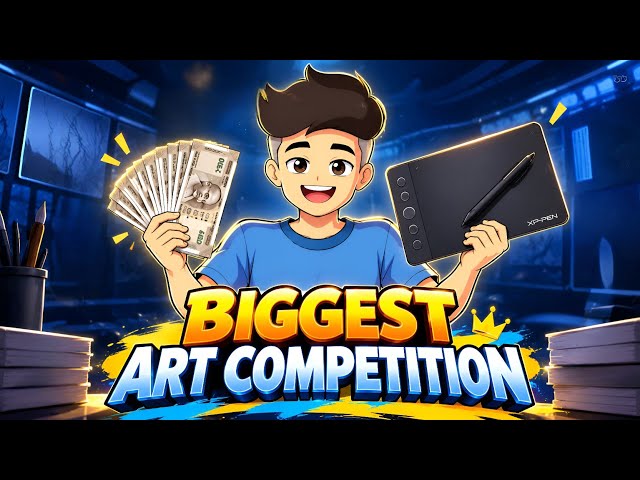 Biggest Art Competition - 200k Special Xp Pen Tablet Giveaway 🎁 || Op Animation
