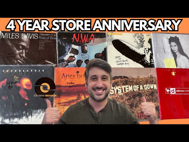 Rare Vinyl Records: 4-Year Anniversary Sneak Peek