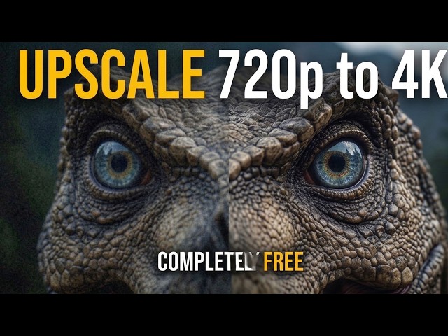 How to Upscale 720p to 4K Completely Free (AI Video Upscaler 2026)