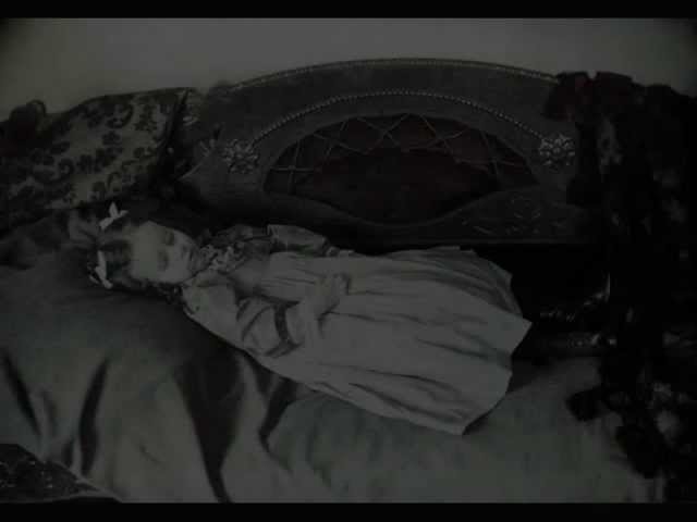Post Mortem 23.- young girl laid out on a sofa - Plainfield, Indiana