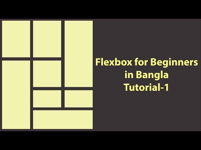 Flexbox tutorial in Bangla | Tutorial 1 | Flex direction | Justify content