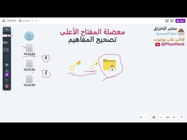 كيف نخفي المفاتيح!!