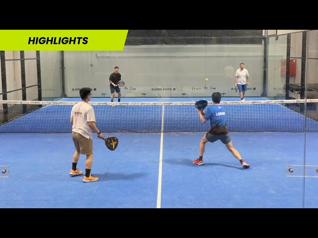 Late Night Padel | Level 3+ | Padel Match Highlights | The Padel Guy