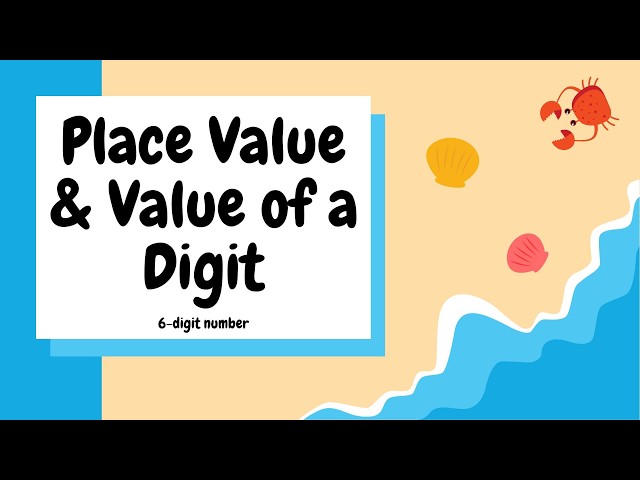 Place Value & Value of a Digit | Easy Math Lesson for Beginners