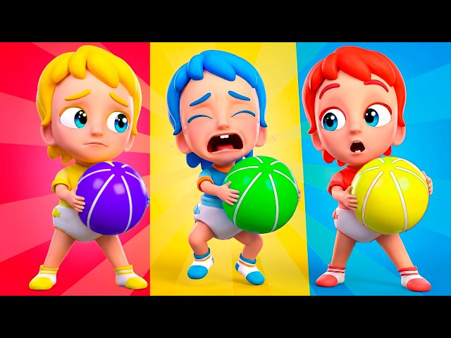 Little Babys Plays with Colorful Balls | Kids Songs by Nomad Kids Cartoon