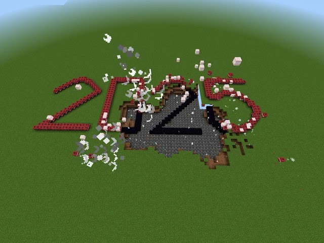 Goodbye 2025, Hello 2026 (Minecraft)