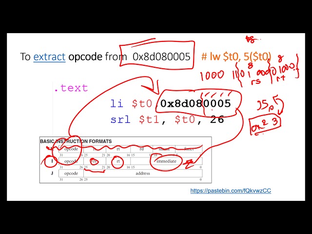 Operations within a 32 bit word - SRL demo
