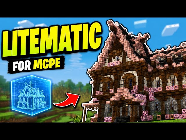 Holoprint 1.26.45+ for MCPE/Bedrock 🔥 50+ LEGENDARY Build Blueprints!