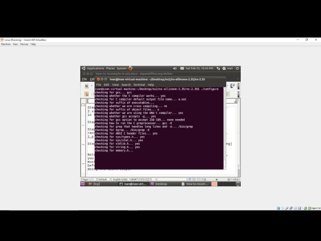 NS2 Tutorial: How to recompile ns2 (ns2.35) with make command
