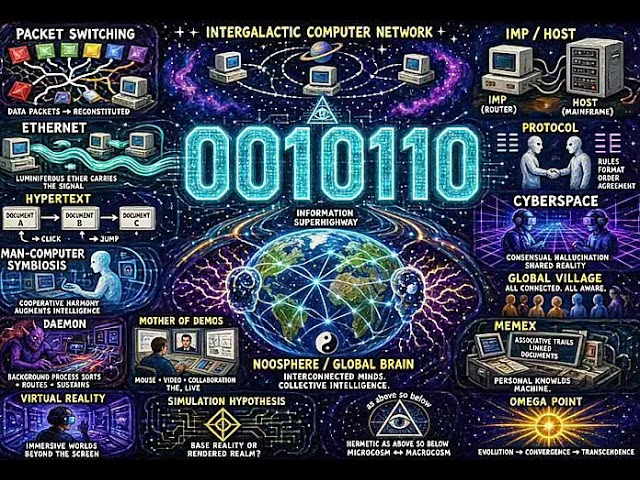 0010110 Awakening, Singularity, Noosphere & Hermetic Code