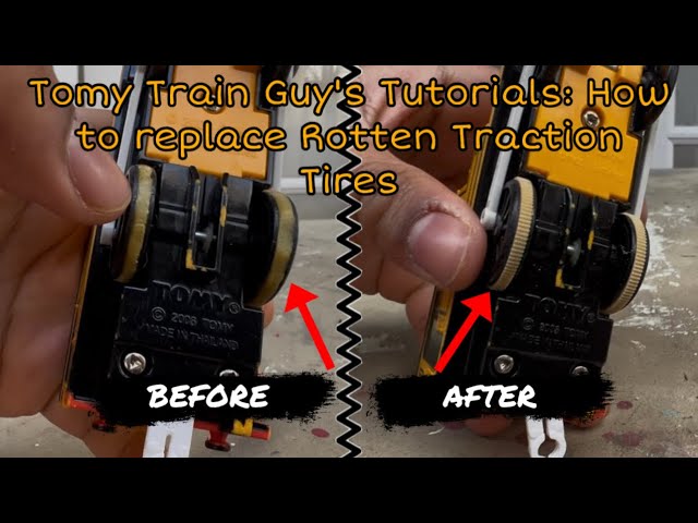 Tomy Train Guy’s Tutorials: How to replace Rotten Traction Tires
