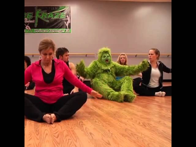 Yoga with the grinch