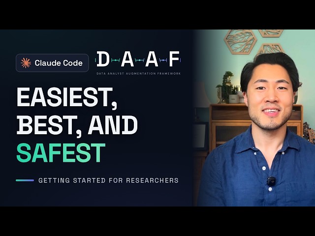 Claude Code for Social Scientists: Get Started with DAAF in 30 Minutes