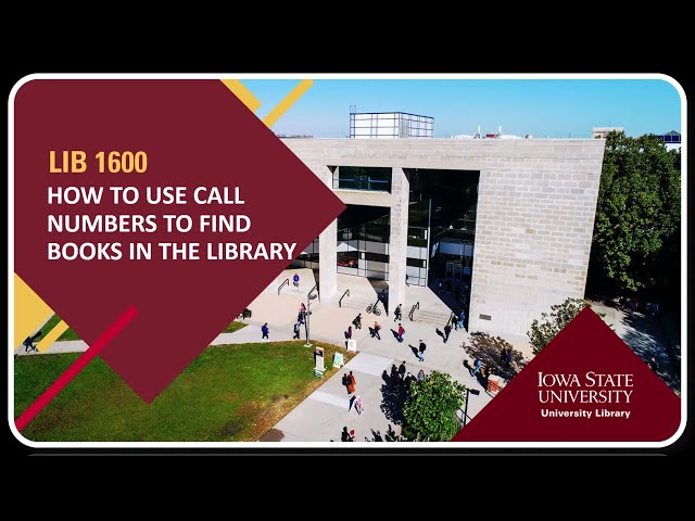 How to use call numbers to find books in the library