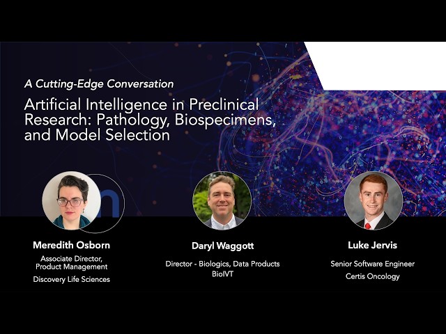 Artificial Intelligence in Preclinical Research: Pathology, Biospecimens, and Model Selection
