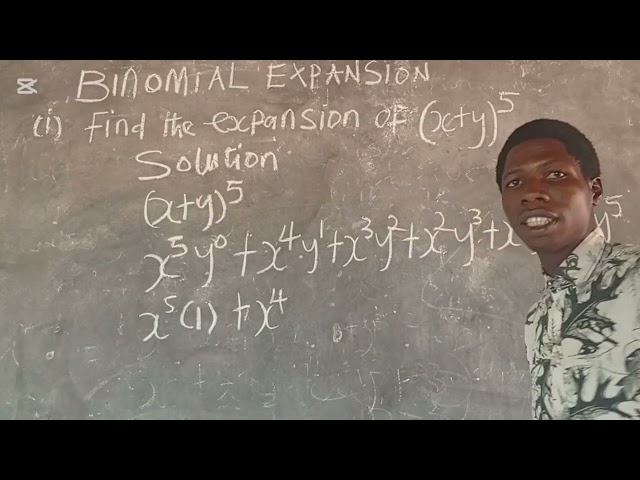 How to solve binomial expansion.@MathAndScience @MathsMadeSweet 