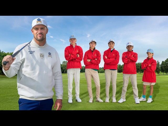 1 Pro Golfer vs 5 Kids (They Were So Good)