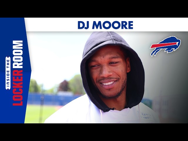 DJ Moore Talks Relationship With Josh Allen And Head Coach Joe Brady's Offense