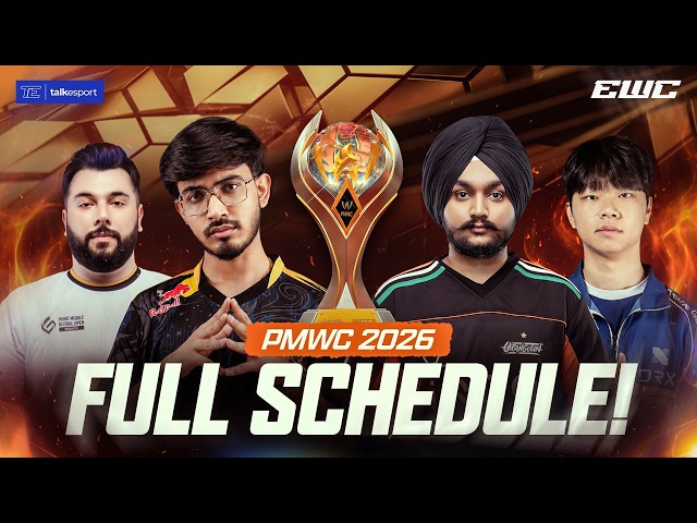 PMWC 2026 Group Stage Schedule, Timings & Where to Watch - Full Guide
