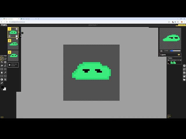 Piskel Tutorial - Creating animations