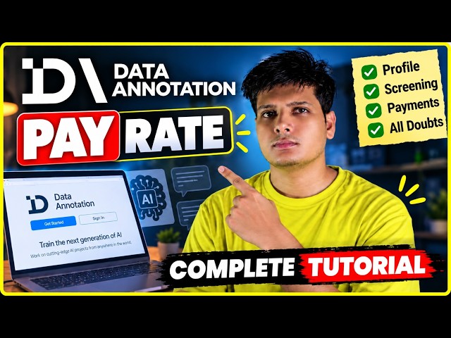 DataAnnotation Full Guide | Profile to Screening | How $25/Hour Pay Works