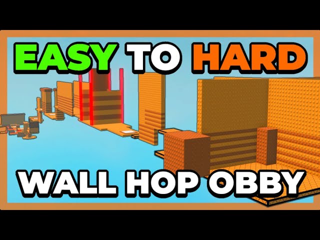 Easy To Hard Wall Hop Obby (Stages 1-140)