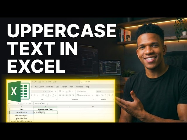 How to Convert Lowercase to Uppercase in Excel (2026) | Step-by-Step