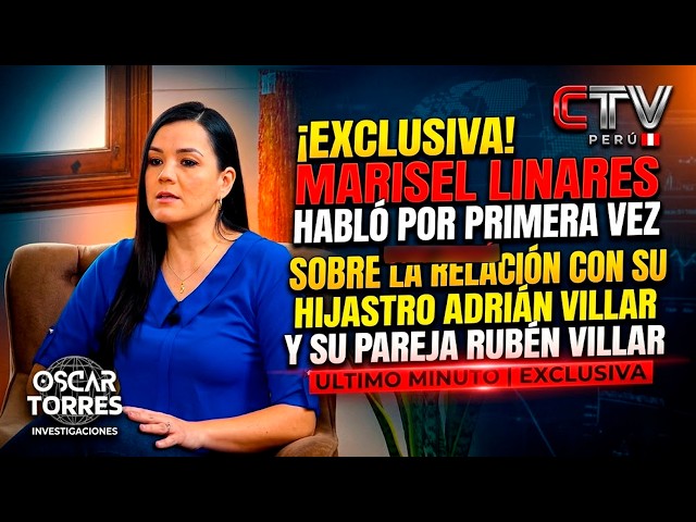 Marisel Linares spoke for the first time on CTV Peru about her relationship with her stepson Adri...