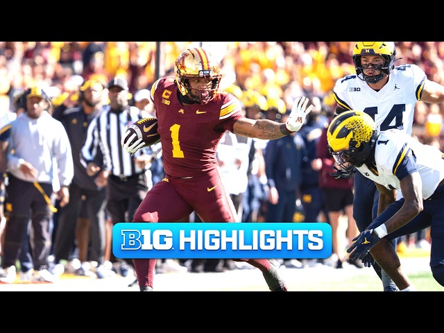 Michigan at Minnesota | Highlights | Big Ten Football | 10/03/2026