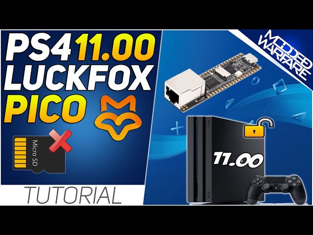 Using a Luckfox Pico to Jailbreak the PS4 on 11.00 without an SD Card