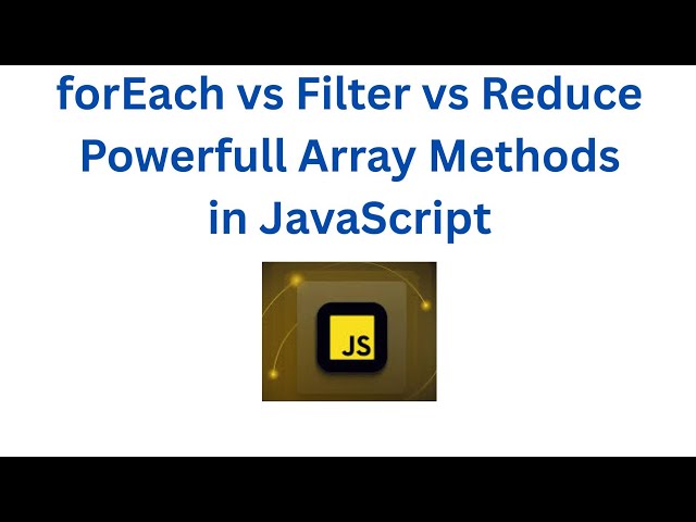 Array Methods in JavaScript Map, Filter, Reduce #interview #coding #javascript  