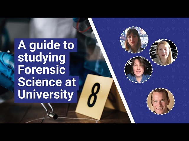 Studying Forensic Science at university - what to expect + why to consider it | UniTaster On Demand