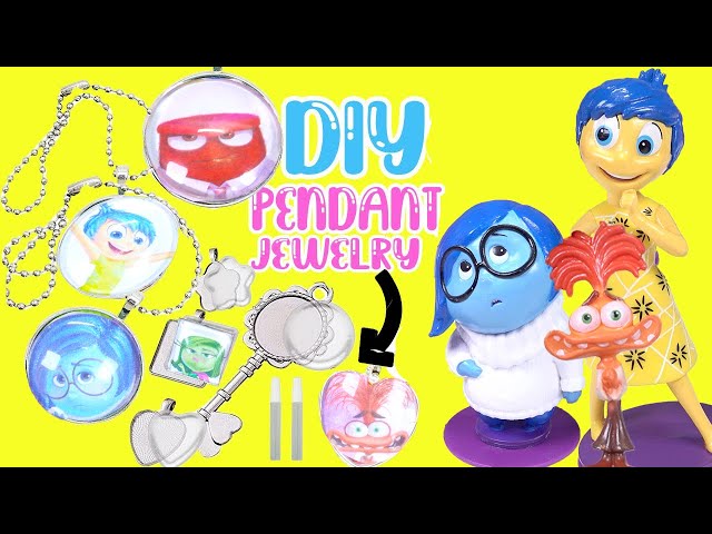 Inside Out 2 Movie DIY Pendant Jewelry! Crafts for Kids