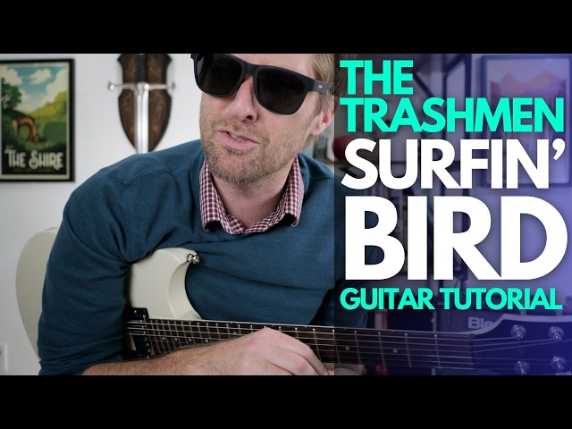 Surfin' Bird by The Trashmen Guitar Tutorial - Guitar Lessons with Stuart!