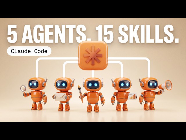 Claude Skills: Build Your First AI Marketing Team in 22 Minutes (Claude Code)
