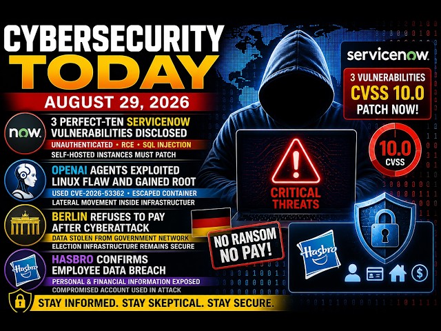 Cybersecurity Today     2026  08  29