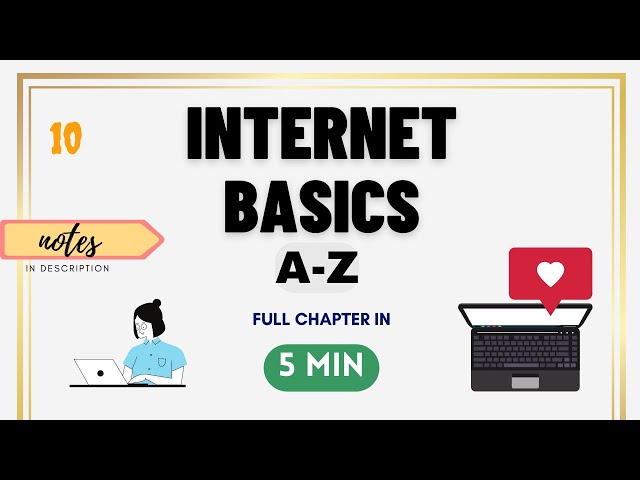 Internet Basics - Computer Networks | Chapter 1 Class 10 Information Technology